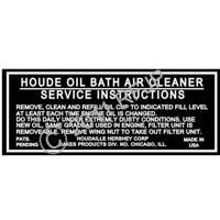 MB GPW, MB GPW PartsAir cleaner decal Oakes  -decal-Oakes,MB,GPW,decal-Oakes Jeep G503 RFJP VintageJeeps