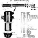 MB GPW, MB GPW PartsAir Cleaner Assembly Diagram -Air Cleaner Assembly Diagram,MB,GPW,Air Cleaner Assembly Diagram Jeep G503 RFJP VintageJeeps